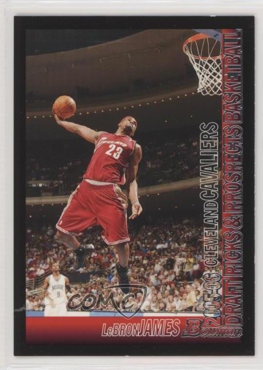 2005-06 Bowman Draft LeBron James #23 06ab