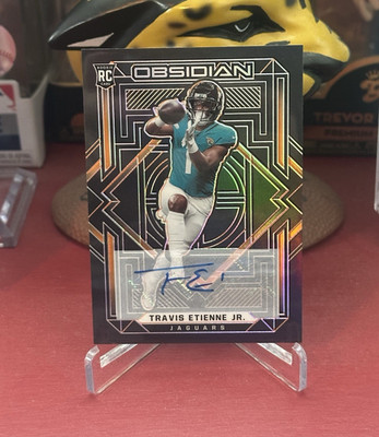 Panini 2021 Obsidian Travis Etienne Jr. #108 Rookie Auto /75 Jaguars