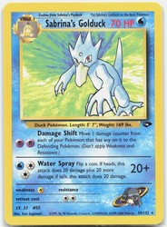 Sabrina's Golduck 30/132 Gym Challenge Rare