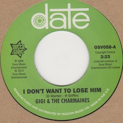 Gigi & The Charmaines I Dont Want To Lose You Date OSV058 Soul Northern Motown