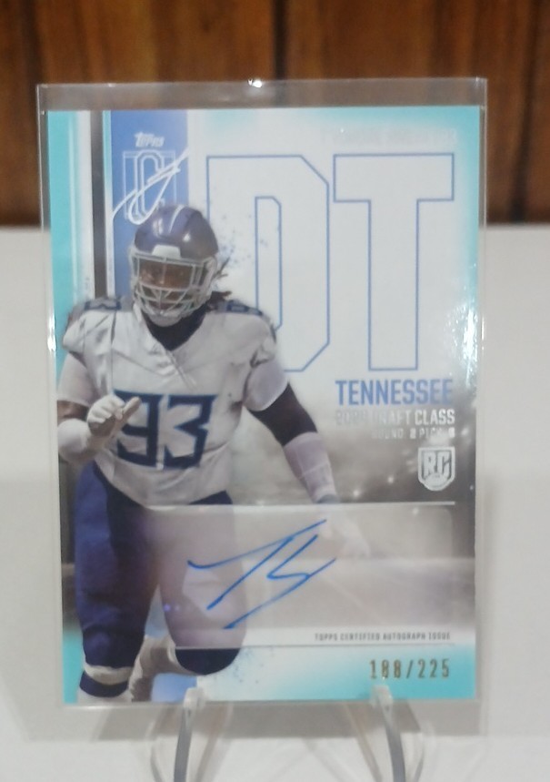 T'Vondre Sweat Topps Signature Class Rookie Class Autograph Variation #RCATSW Base