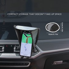 Sun Shield Mobile Phone Holder Compact Size Fits Devices Easy Tool-Free Setup