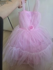 Mädchen Tutu Kleid rosa Tüll Midi Glitzer B...