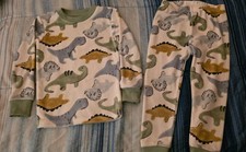 Carter's Dinosaur Velvety Soft Velboa Toddler Dino Pajama Set