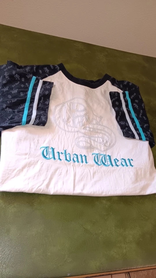 Camiseta manga corta bordada 3XL Old Skool Urban Wear Foto 2 de 4