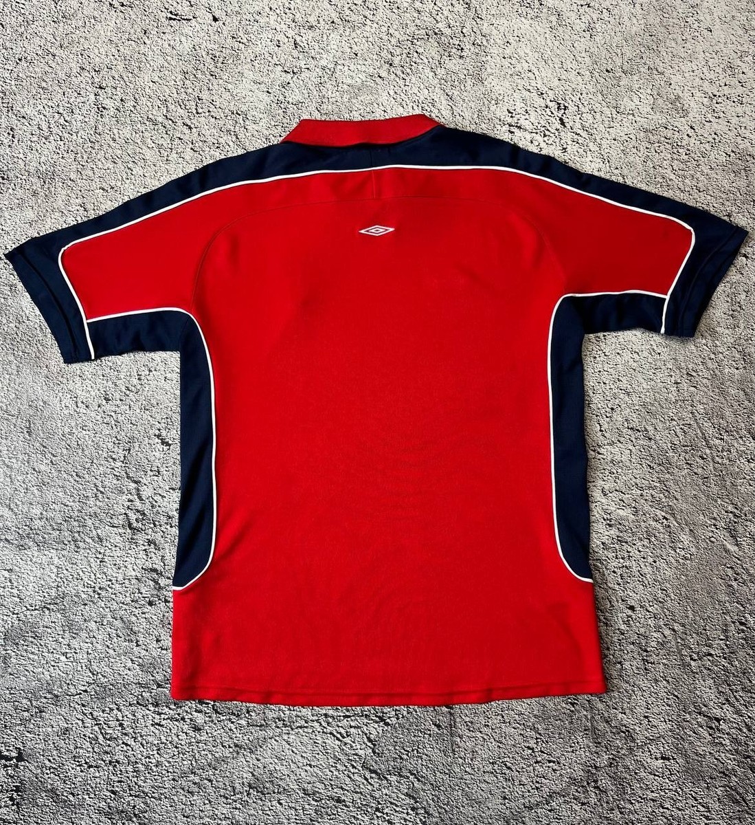 Umbro England Football Jersey 2002/03 Red Mens Soccer Shirt Size L