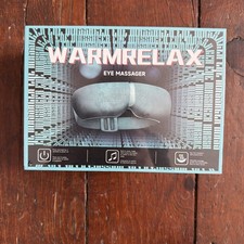 NEW WARMRELAX Eye Massager Electric Bluetooth Music Heat foldable zero pressure