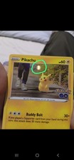 Pokémon TCG Pikachu Pokemon Go with Rare Moon On. One of A Kind Gem Mint