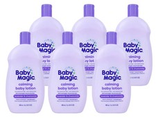 Baby Magic Calming Lotion, Lavender Chamomile, 16.5 Oz, 6-Pack..