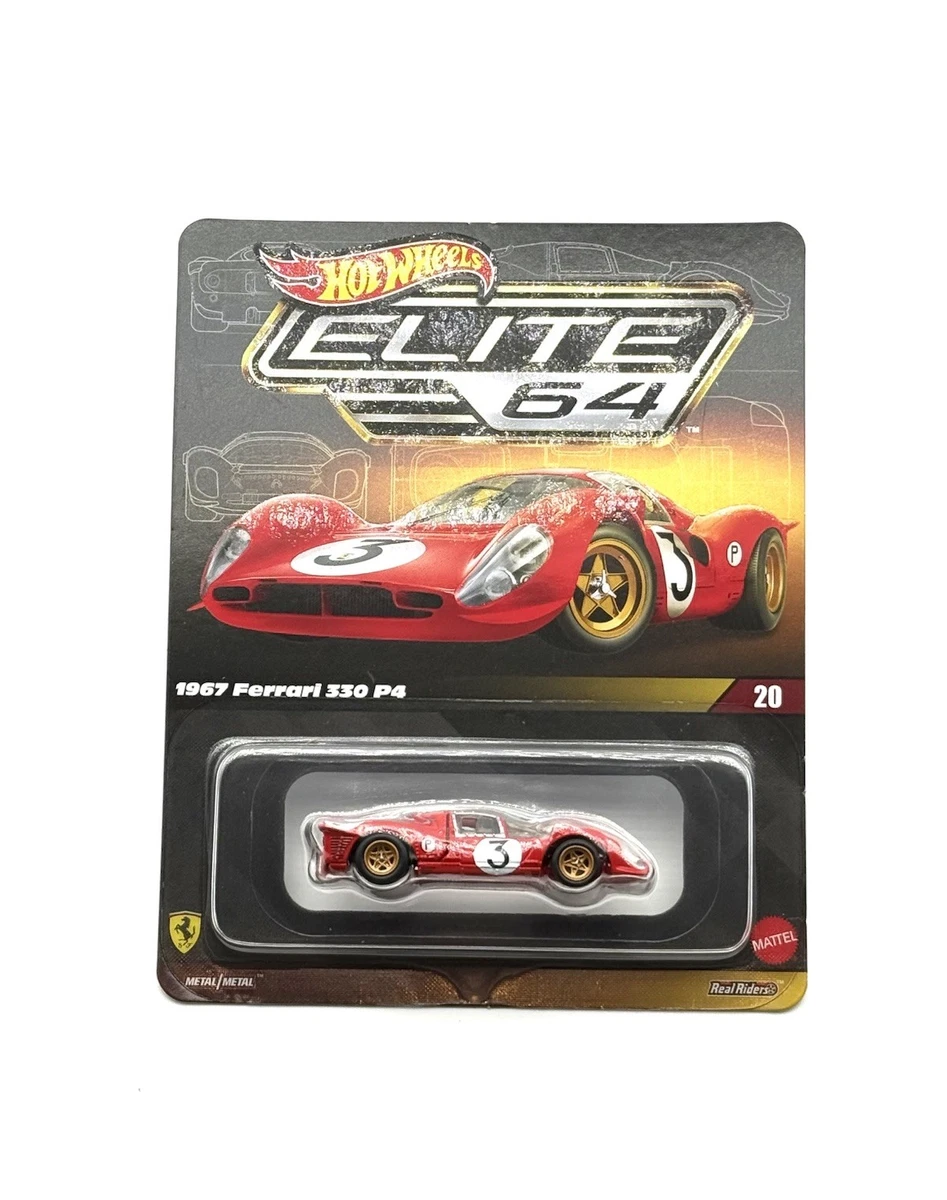 ミニカー 1/64 Ferrari 330 P4 #68(レッド×イエロー) 「Hot Wheels