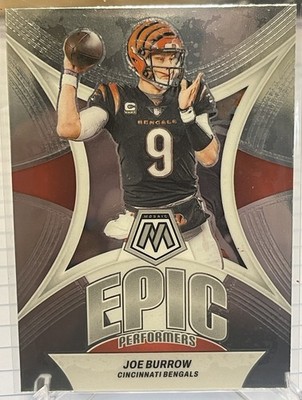 2024 Panini Mosaic #EP-JB Joe Burrow Epic Performers Bengals Insert