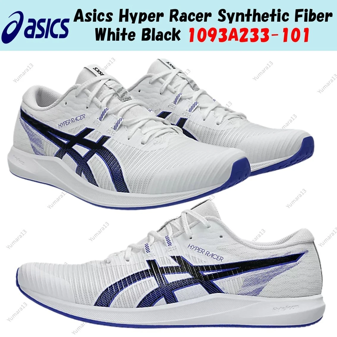 Asics Hyper Racer Triple White for sale | eBay
