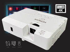 3LCD Projector for Business Web Conferences 3300 Lumens HDCR2 and Accentualizer