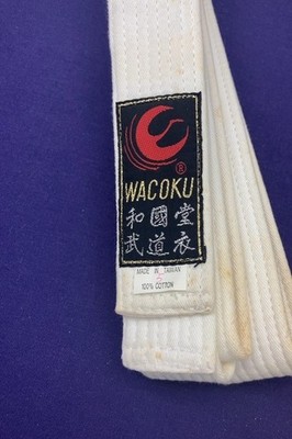 Karate, TKD, BJJ White Belt-Size 5 (WACOKU) NOS SKU30 | eBay