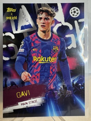 Topps Steve Aoki Football Festival 2022 Base Card Gavi FC Barcelona Main Stage
