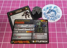BattleTech Piranha Mech  -- Clan Striker Star + Cards