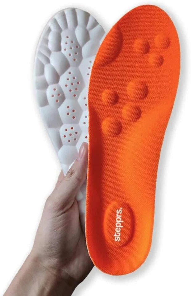 Original Stepprs Comfort Boosting Massage Insoles for Heel & Plantar Fasciitis