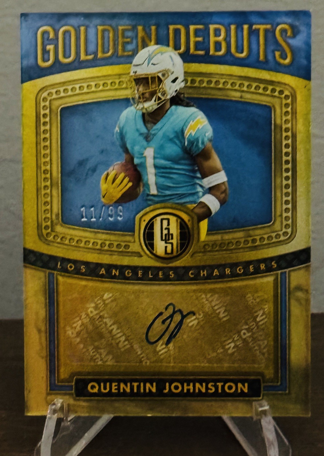 Quentin Johnston Panini Gold Standard Golden Debuts Autographs #GD8 Base