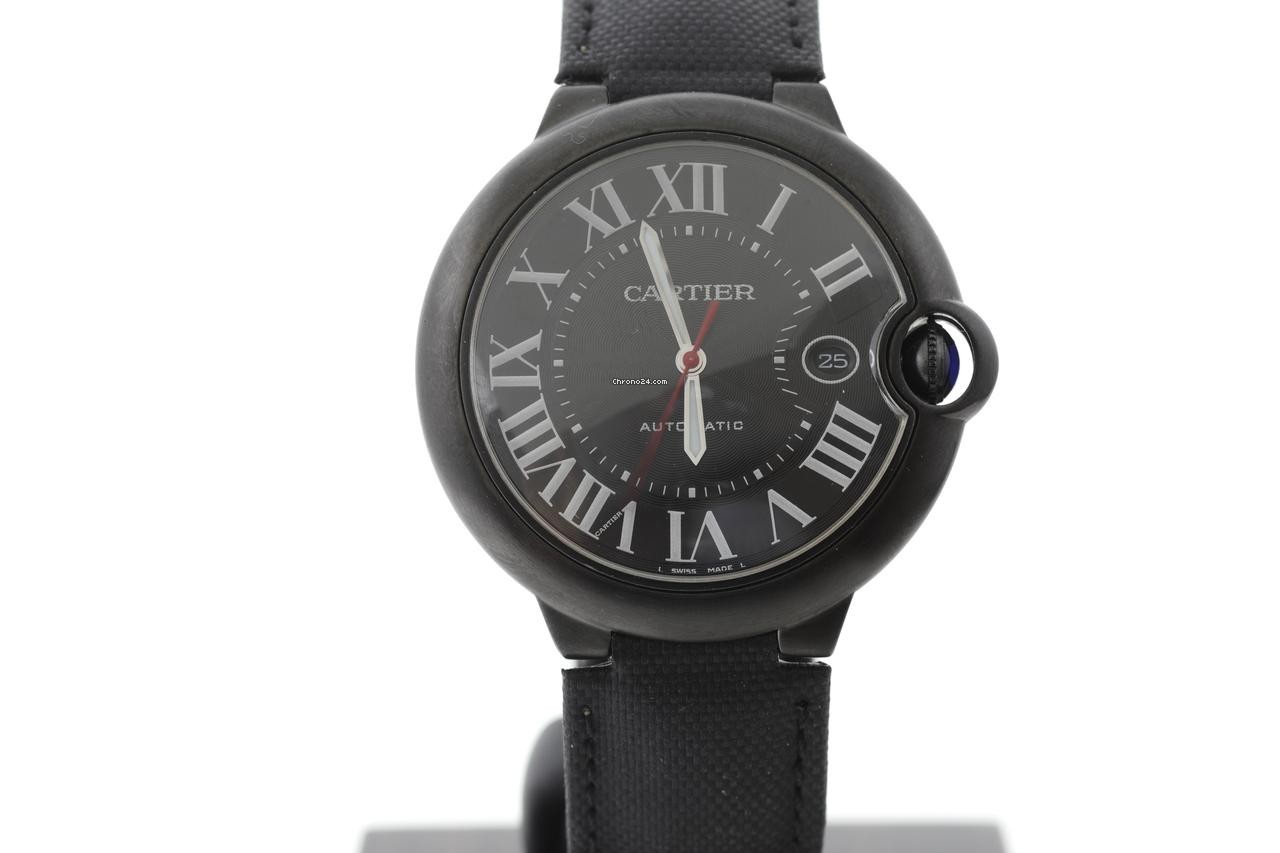 Cartier Ballon Bleu 42mm WSBB0015 3765 ADLC black automatic serviced mint