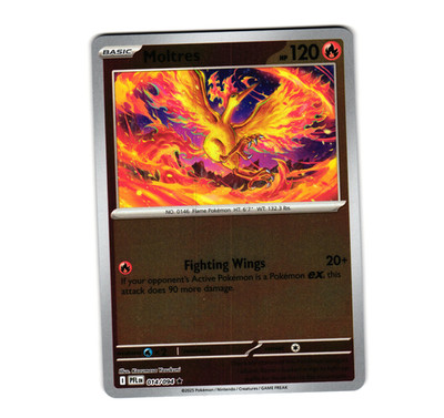 Pokemon Moltres 014/094 Me02: Phantasmal Flames Reverse Holo [NM-LP]