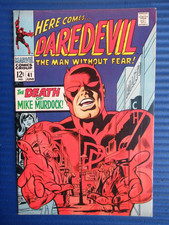 DAREDEVIL # 41 - (VF+) -THE MAN WITHOUT FEAR-DEATH OF MIKE MURDOCK-EXTERMINATOR