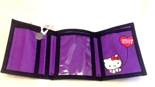 Hello Kitty - Sanrio - Portafoglio in Tessuto Rosa Viola - Cartorama - Nuovo - Imagen 3 de 6