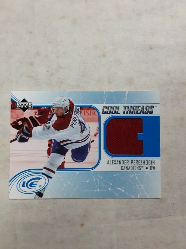 2005-06 Upper Deck Ice Cool Threads Alexander Perezhogin # CT-AP