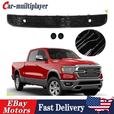 Glossy Black Front Bumper Lower Grille For 19-2024 Dodge RAM 1500 68414138AA 