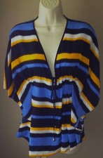 MICHAEL KORS Womens COVER-UP TOP S NEW Shirt NWT 89 Beach Pool Cruise TUNIC