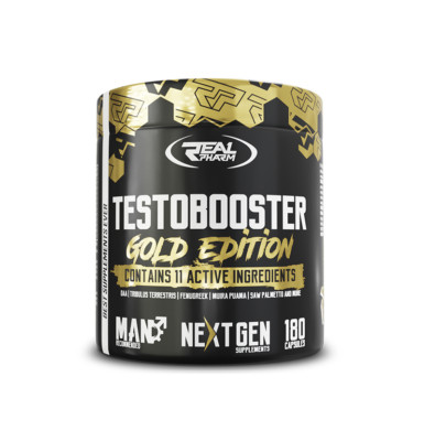 Real Pharm Testo Booster 180 Caps Muscle Growth & Libido, Testosterone Enhancer