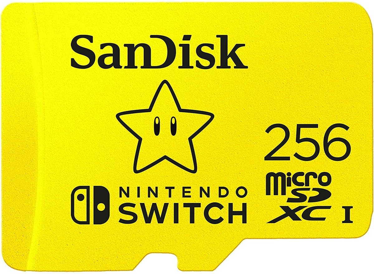 Sandisk 256GB Nintendo Switch MicroSD Memory Card Class 10 U3 made