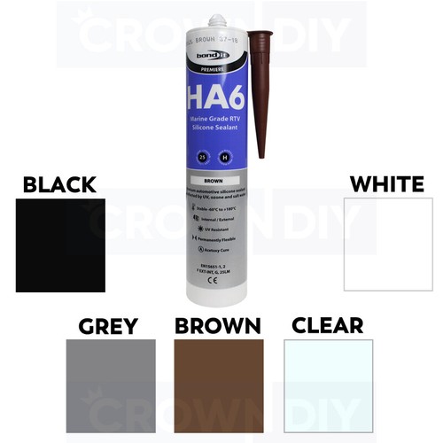 HA6 Silicone Sealant RTV Marine Aquarium Safe Fish Tank Glass Salt