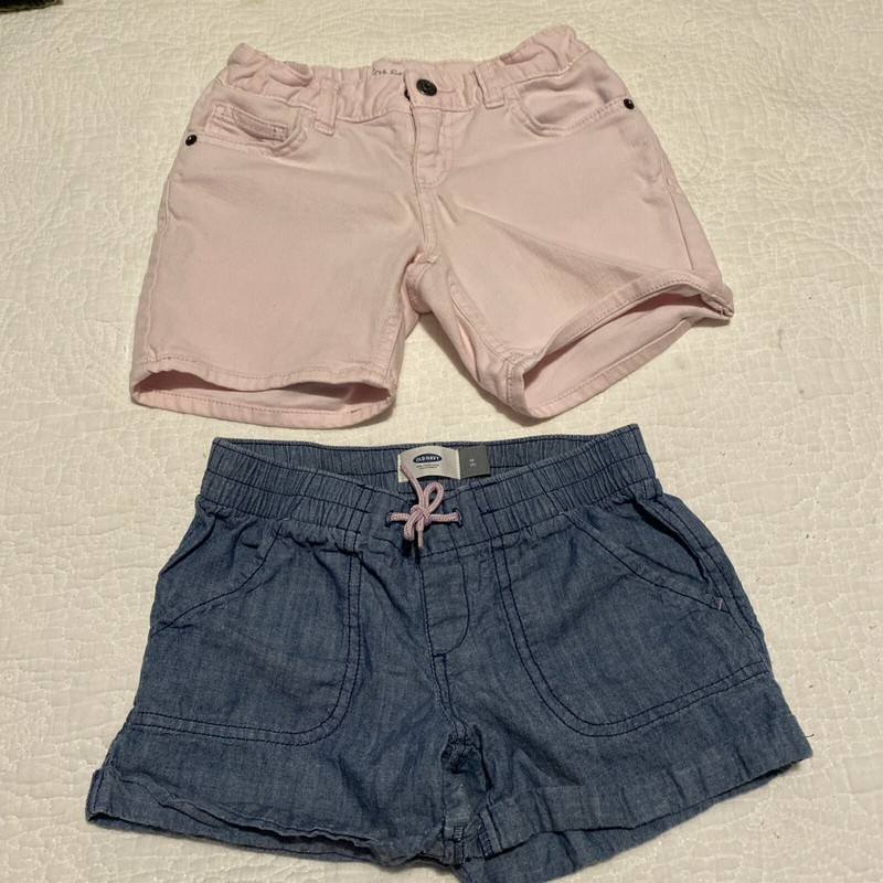 Old Navy Drawstring Shorts  Size Medium 7/8 Blue And Pink Cat&Jack Bundle