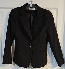 Women's Suit or Blazer / Jacket, Medium, Black, Slim Business or Casual, Work