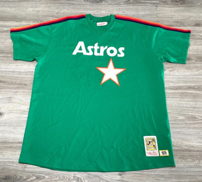 J.R. RICHARD #50 Houston Atros 1978 St. Patrick's Mitchell & Ness Jersey 60 4XL