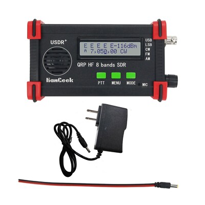 USDX USDR HF QRP SDR Transceiver SSB/CW 8-Band 5W DSP SDR Black