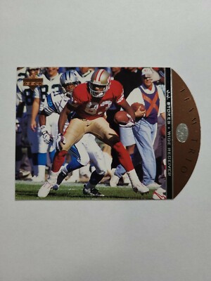 J.J. STOKES 1996 UPPER DECK TEAM TRIO FOOTBALL CARD # TT14 E6925