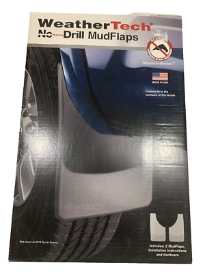 WeatherTech No-Drill MudFlaps - 120059 - Black 2010-2017 Chevy Equinox