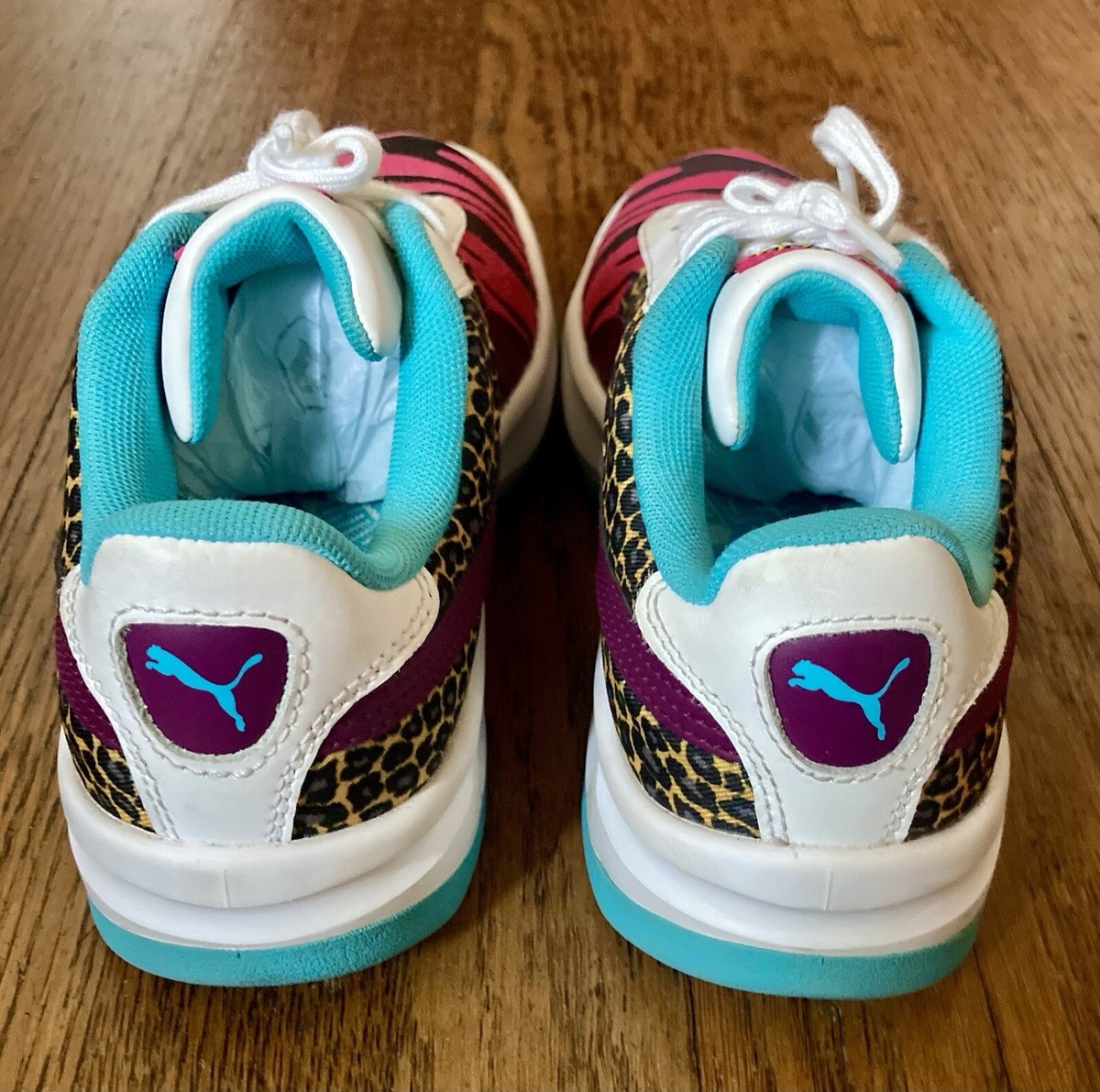 Puma WOMENS 6 California Animal Print Shoes Sneakers FAST SHIPPING! | eBay