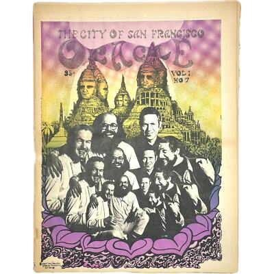 The San Francisco Oracle: Vol. 1, No. 7, Feb. 1967, underground hippie newspaper