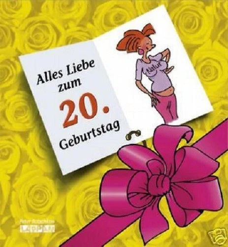LAPPAN Buch Jahrgangsbuch zum 20. Geburtstag für Frauen