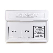 NEW Outdoor/Indoor Standard Posting Permit Safe Box Unit 21in X 27In X 4in