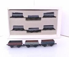 N Gauge 5 Plank Mineral/Coal Wagon 6 Pack