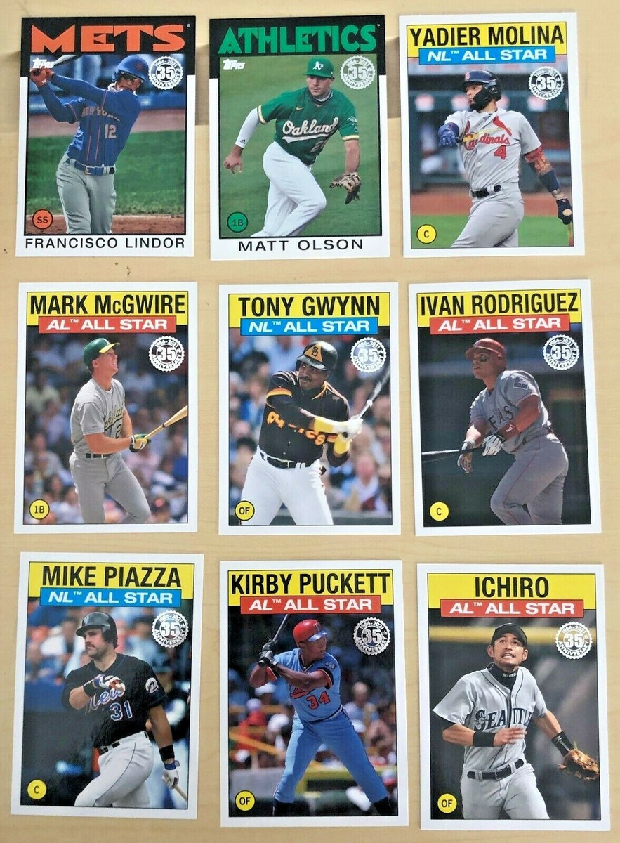 2021 Topps 1986 35th Anniversary Baseball Insert Cards 86B - You Pick