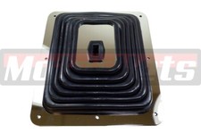 Large Rubber Shifter Boot W Chrome Plate 7-34 X 8-34 Hurst Bm Streethotrod