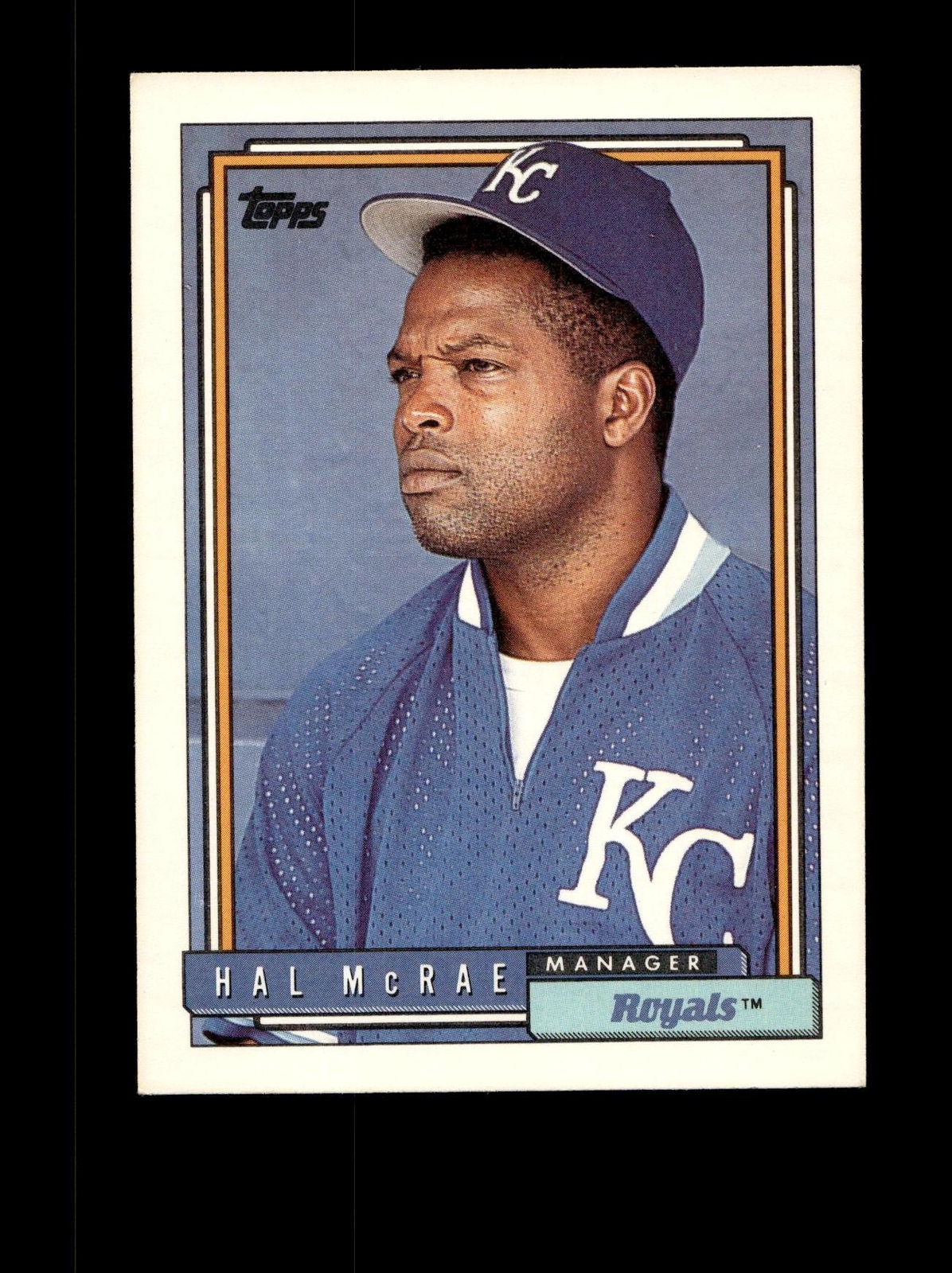 Kansas City Royals Hal McRae #519 Topps Baseball Near Mint or Better top