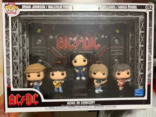 Funko Pop! Moment Deluxe: AC/DC in Concert Vinyl Figures 2022 WM Exclusive NEW!