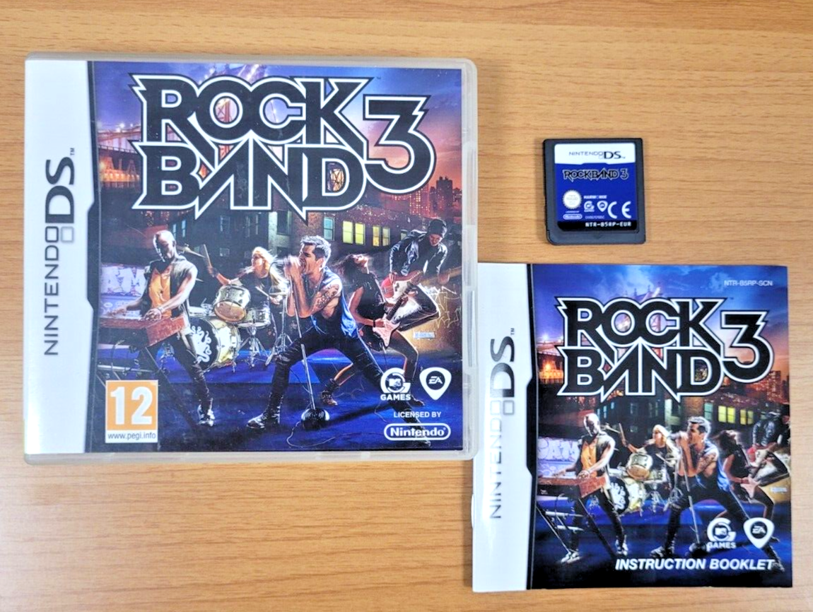 DS Rock Band Nintendo DS EXCELLENT Condition 5030930094485