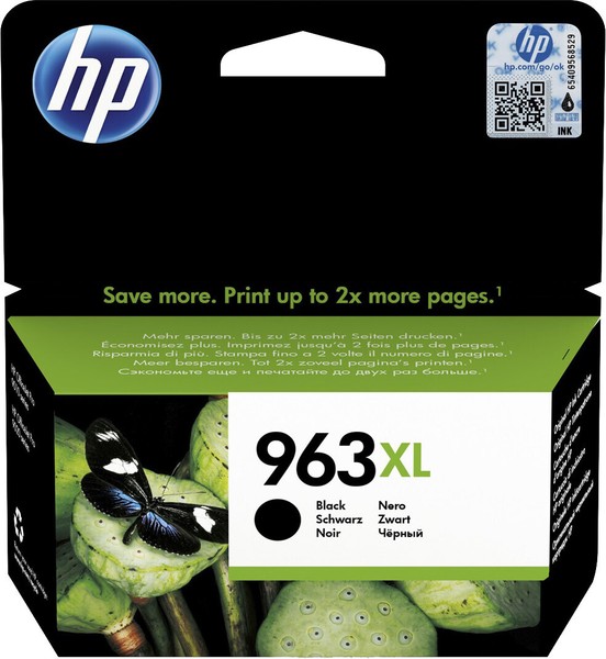 Hp Original Patrone 963 Xl Schwarz Officejet Pro 9010 9012 9014 9015 9016 9019-image