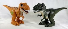 2 ZURU Robo Alive Attacking T-REX Robotic Pet Dinosaur Toy w/ Sounds Glow Scars